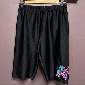Vintage Biker Shorts Black